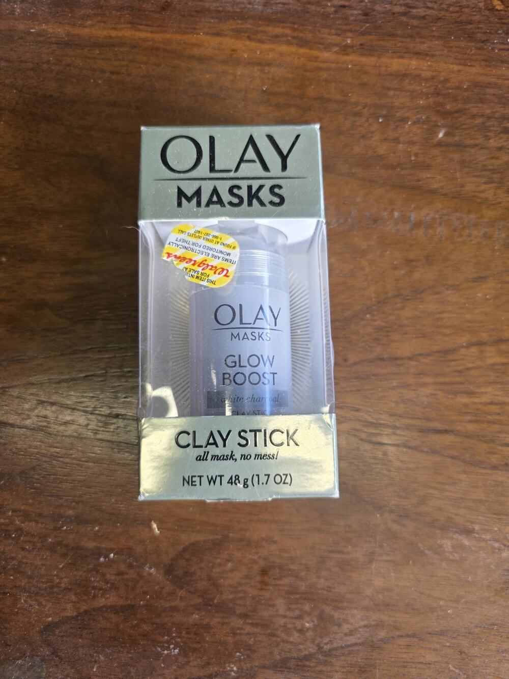 Olay Mask Clay Stick Glow Boost White Charcoal Face - 1.7oz New